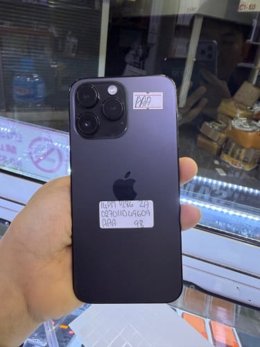 Iphone14promax 256G ZA sim2 battery 98% មួយទឹកស្រុកគេ ស្អាត