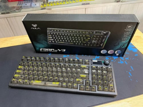 Keyboard Wireless Gaming Brand Aula F98 Pro V3 មាន3ពណ៌ មានការធានា1ឆ្នាំពេញ អីវ៉ាន់មាននៅក្នុងស្តុក📩