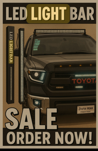 Large led light bar របារពន្លឺដឹកនាំ