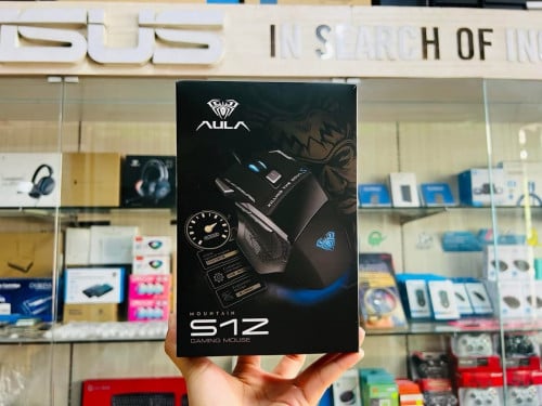 Mouse Gaming Brand Aula S12  អីវ៉ាន់មាននៅក្នុងស្តុកមានការធានា1ខែពេញ  បងអាចធ្វើការកម្ម៉ង់បាន📩💕✅