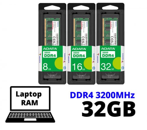 New, RAM laptop DDR4 8GB (3200MHz ) $45 | 16GB 85$ | 32GB $200