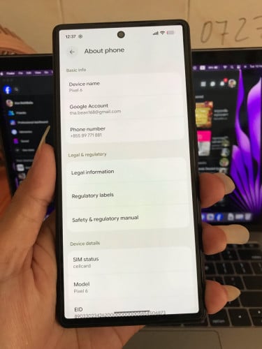 Pixel 6 128G សាណុំស៊ីន