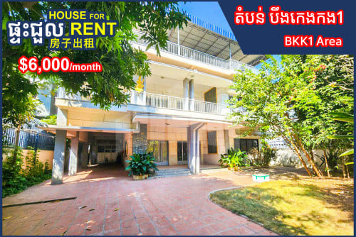 Villa for Rent in Boeung Keng Kang 1
