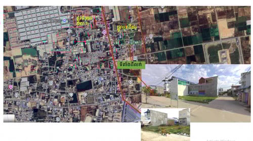 ដីលក់ប្រញាប់ 4,2​*18 ៖ 23400$ (Free កាតឈ្មោះ ប្លង់រឹង)