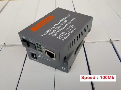 - Fiber Media Converter NetLink (HTB-3100) 100Mb អីវ៉ាន់មាននៅក្នុងស្តុកមានការធានា1ខែពេញ  📩💕✅