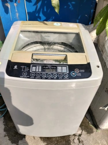 ម៉ាស៊ីនបោកម៉ាក lg 9 គីឡូលក់នៅដំណើរការល្អ