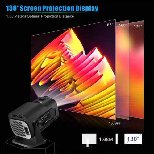 មានលក់Projectorថ្មីបក់ប្រអប់គុណភាពល្អរូបភាពត្រជាក់ភ្នែក