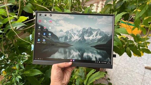 លក់ឈុត​ Samsung Dex Tablet (ម៉ាស៊ីន​ Note 10 256G) ប្រេី​ sim បាន + Monitor touch screen 14 inch