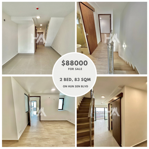 2 bed Condo for Sale on Hun Sen Blvd