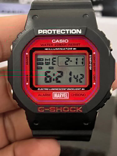 Limited G Shock Spider Man Dw-5600spider-1pr Marvel Avengers Alliance