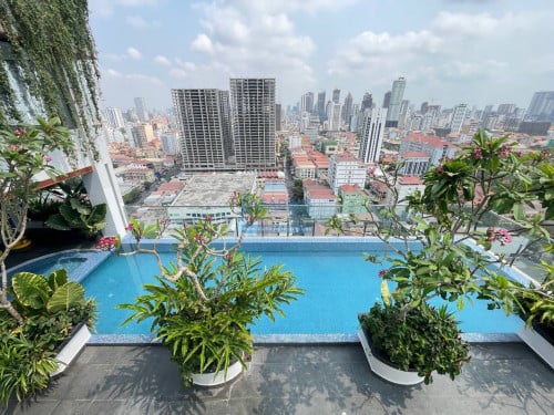 N1018 | Serviced 1 BEDROOM Apartment in Boeng Trabek
