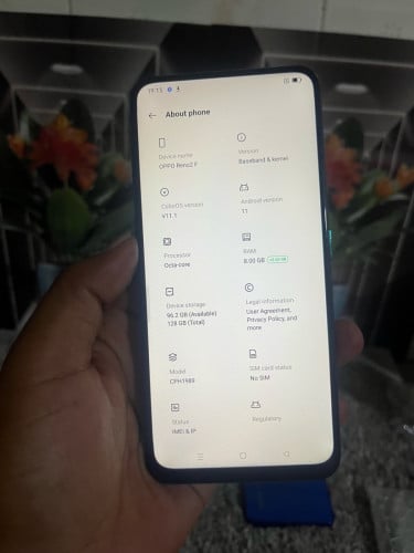 Oppo Reno 2F sim2 ram8G 128G  ដូអេក្រង់