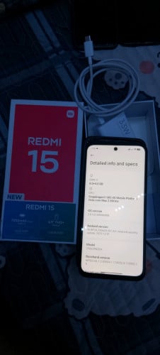 Redmi15ក្រុមហ៌ុន Ram8+4g Rom128gសានុំសុីន