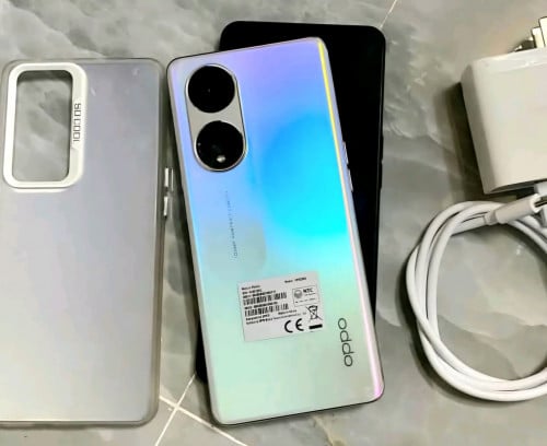 Reno8 T 5G ក្រុមហ៊ុនស៊ីម2 256GB RAM 8+8GB សុីនសុំនុំ  ស្អាត98% អេក្រង់ធំ ថ្មកាន់ សេវាខ្លាំង