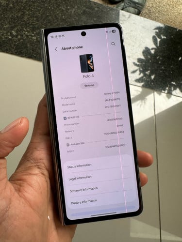 Samsung Galaxy Z Fold 4 company sim 2