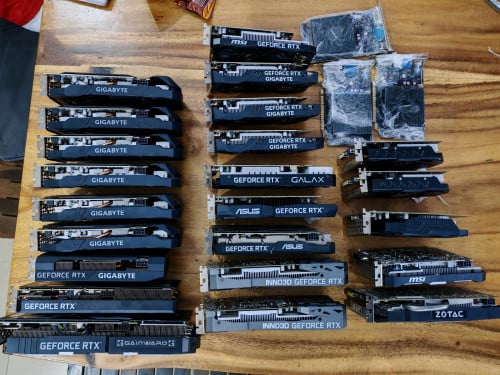 VGA​ RTX​ 3060 GTX​1660s​ GTX​1650 មួយទឹក​នៅស្អាតៗ