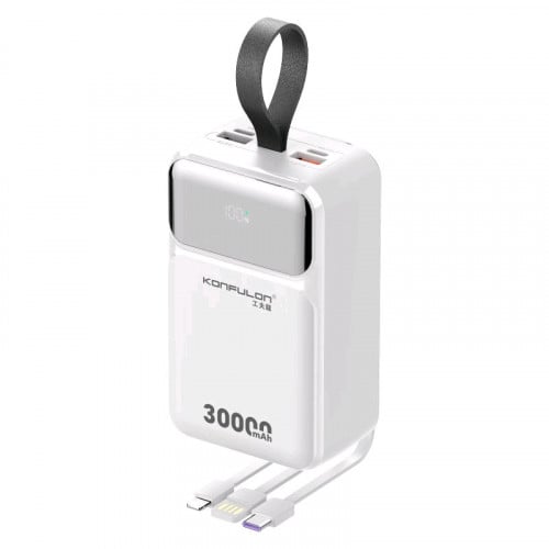 30000mah 22.5W Powerbank white color 1pcs
