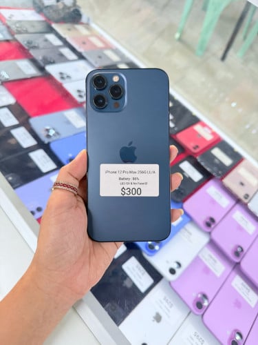 iPhone 12Pro Max 256G អេក្រង់ថ្មី អត់ស្កេន មួយទឹកអាមេរិក