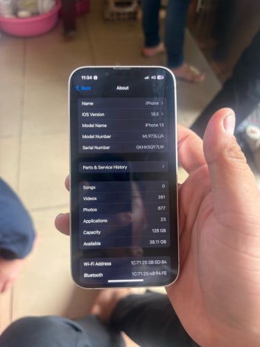 iPhone 13 128g អេក្រង់ដូរដាក់zin មួយស្លឹកក្រៅពី zin all