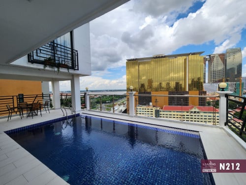 N212 | Pool Apartment 1 Bedroom Near Naga World For Rent