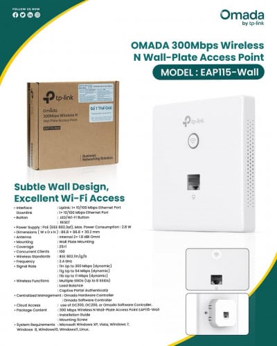 OMADA WiFi Access Point – Special Price!