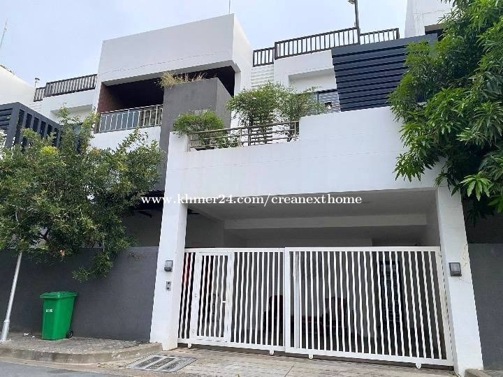 វីឡាទោលសម្រាប់ជួលនៅបុរី Residence 90 / Single Villa for Rent at Borey Residence 90, Khan Toul Kork