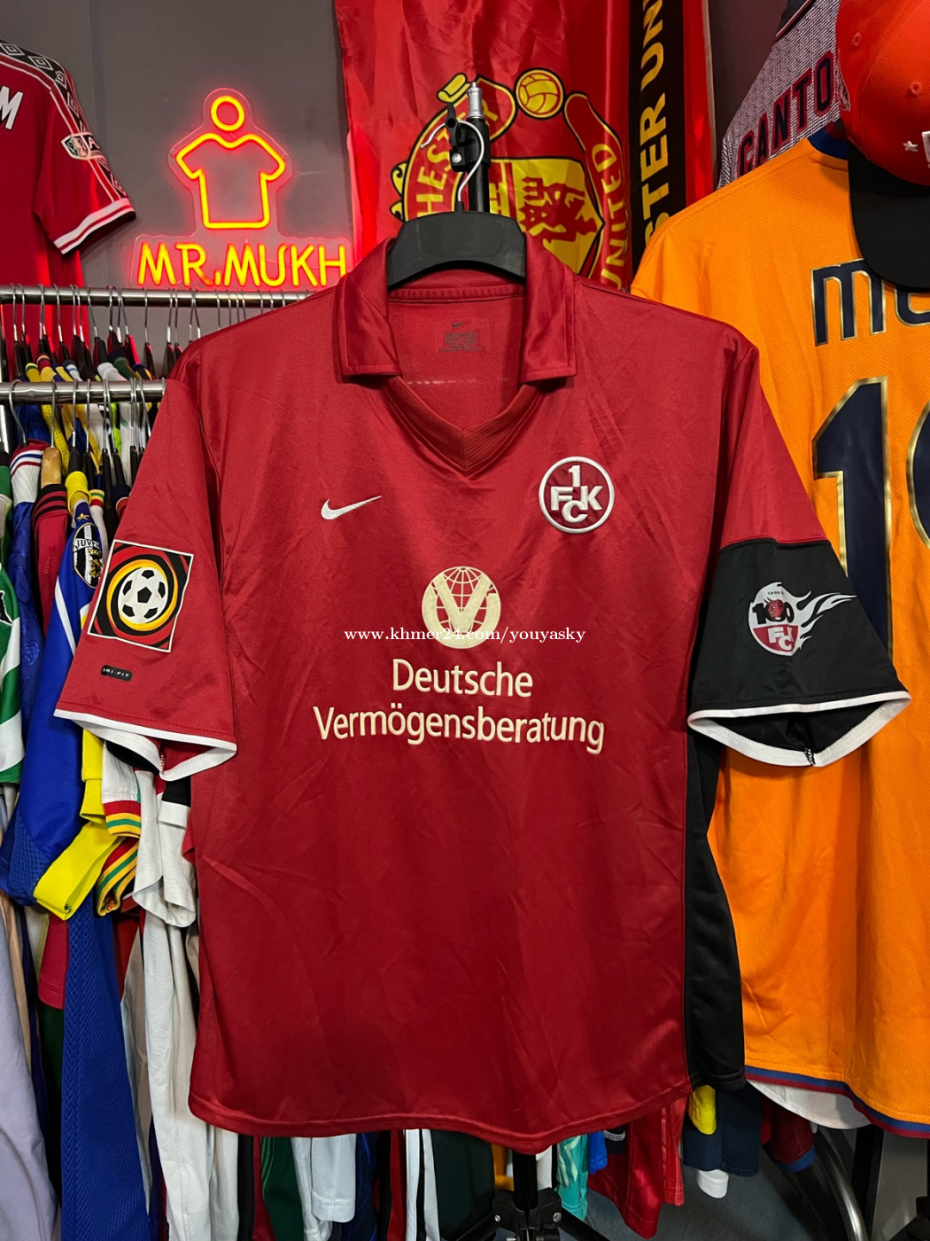 1FC Kaiserslautern Large 2000 2001 Home Centenary TRIKOT Home