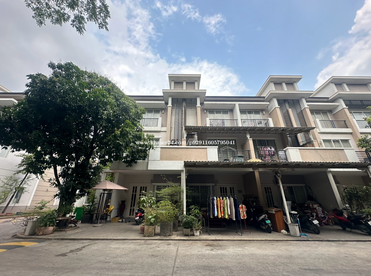 Link house LA Villa for Rent at Borey Peng Houth near Eaon2