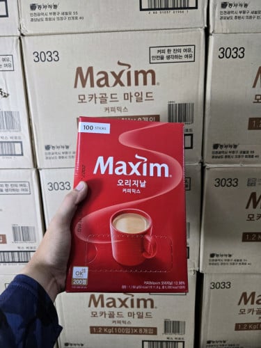 កាហ្វេ កូរ៉េសុទ្ធ100% មាន100កញ្ចប់