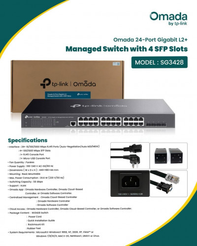 ๐ OMADA Gigabit Switch โ TP-LINK