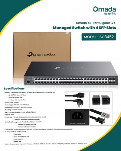 ๐ OMADA Gigabit Switch โ TP-LINK