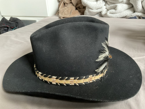 Dynafelt cowboy har the water repellent fur blend size7 មួកសំបុក