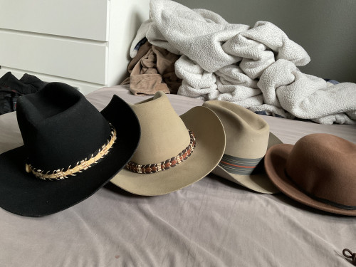 Dynafelt cowboy har the water repellent fur blend size7 មួកសំបុក