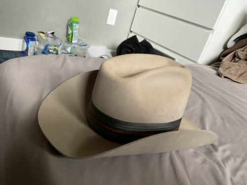 Dynafelt the water repellent មួកសំបុក cowboy cowgirl pre-owner size M  7 56cm good excellence
