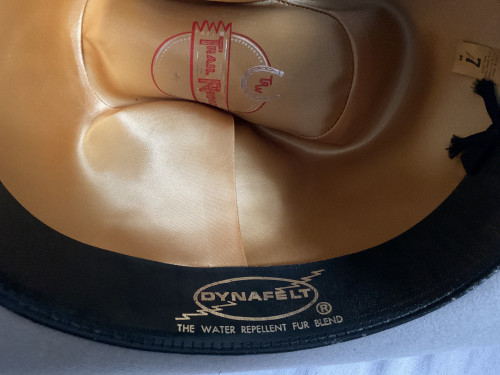 Dynafelt the water repellent មួកសំបុក cowboy cowgirl pre-owner size M  7 56cm good excellence