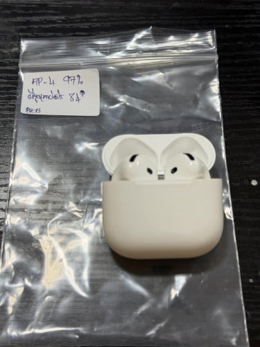 AirPod 4 97%👉 :  ស្នាម ប្រអប់ នឹង គ្រាប់ កាស + មានគ្រឿងមួយឈុត