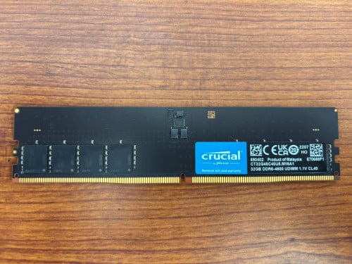 RAM Crucial DDR5 32Gb 4800Mhz Cl 40 Like New