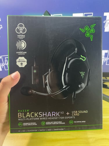 Razer BlackShark V2 + USB Sound Card | New