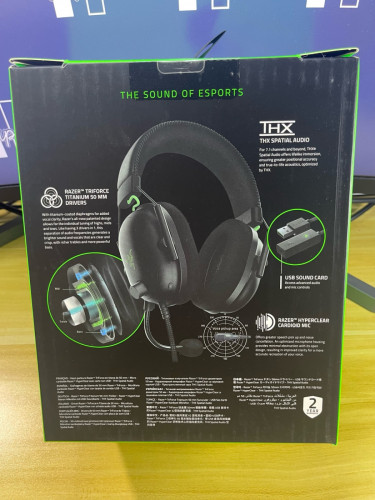 Razer BlackShark V2 + USB Sound Card | New