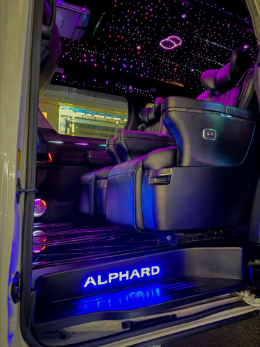 TOYOTA ALPHARD 011 🆙 023 មុខជប៉ុន លេងBody-kit ១ជុំ កៅអីធំម៉ាស្សាVIP ក្នុងខ្មៅ ដំបូលផ្កាយ 🌌✨💫☄️🌟