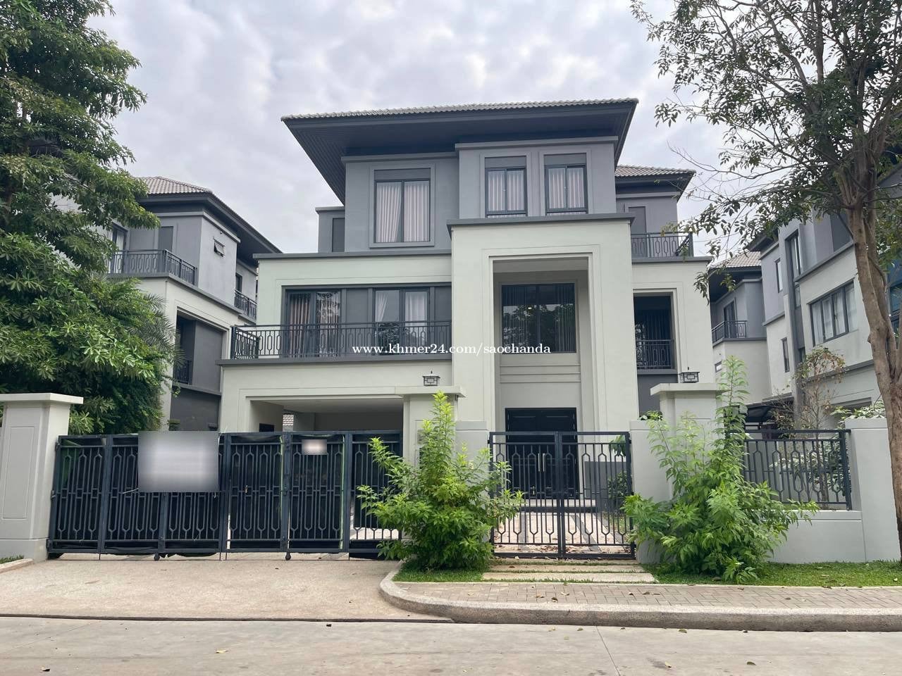 Villa for rent at Borey Chipmong Grand Phnom Penh