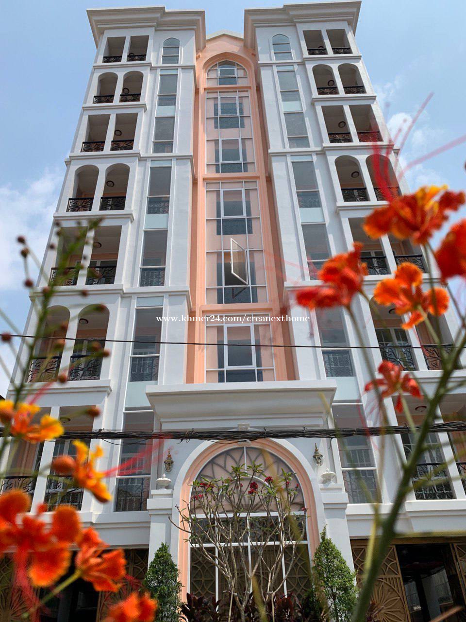 អគារ Apartment ជួល មុខពេទ្យរុស្សុី