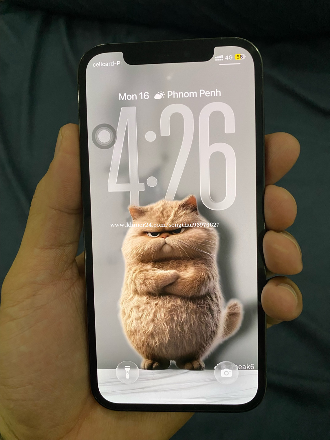 IPhone 12 Pro 256g 260$ មានស្គេន