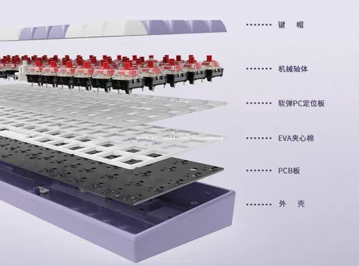 New AJAZZ AK680 Brown Switches 68Key RGB Wired Keyboard price $15.00 in ...