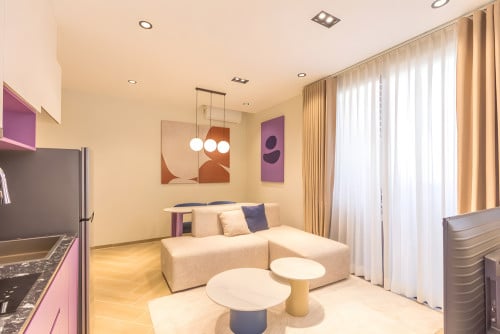 𝐅𝐨𝐫 𝐑𝐞𝐧𝐭: 1-Bedroom Apartment – Time Square 5, BKK1