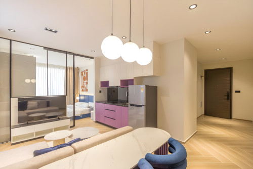𝐅𝐨𝐫 𝐑𝐞𝐧𝐭: 1-Bedroom Apartment – Time Square 5, BKK1