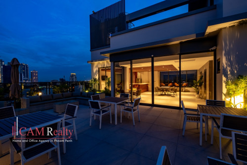 Modern style 1 bedroom serviced apartment for rent in BKK1