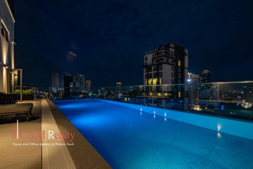 Modern style 1 bedroom serviced apartment for rent in BKK1