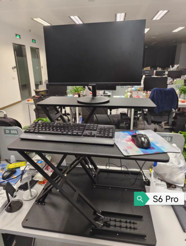 omax S6 Pro Ergonomic Elevating Laptop / Monitor Desktop Stand (raising up to 57 cm height)