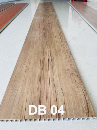 PVC ក្តាក្រាលបាត WPC decking 3D ក្តារានហាល